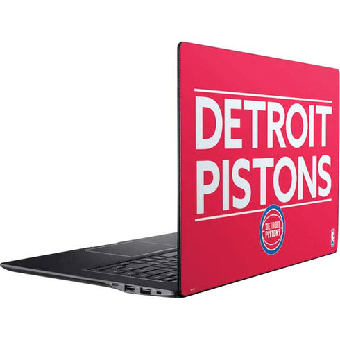 NBA Detroit Pistons Standard - Red Ativ Book 9 (15.6in 2014) Skin